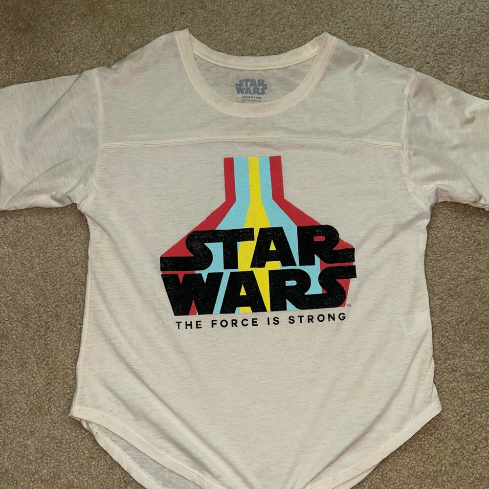 Star Wars Cream Graphic T-Shirt